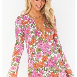 Show Me Your Mumu Charlie Collar
Dress in Carnaby Floral Knit